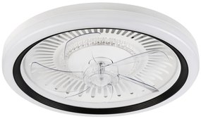 Plafonieră LED cu ventilator GEMMA LED/37W/230V alb + telecomandă