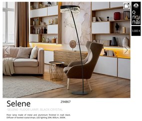 Lampadar LED / Lampa de podea design elegant Selene