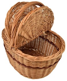 Coș din răchită Picnic oval M, 36 x 26 cm