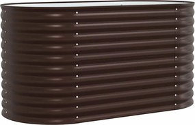 vidaXL Pat ridicat Maro 160 x 80 x 81 cm Oțel