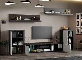 Set Mobila Living Monocrom Alb / Ferrara C07