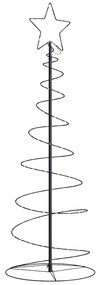vidaXL Pom de Crăciun LED 100 LED-uri Alb Cald 150 cm
