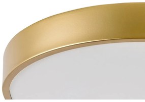 Plafoniera LED design slim Tesia auriu 40cm