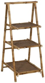 Etajeră în culoare naturală din bambus 48x100x45 cm Manali – Ixia