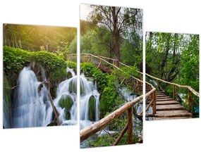 Tablou - Lacurile Plitvice (90x60 cm)
