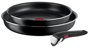 Set de tigăi 3 buc. Tefal INGENIO EASY COOK & CLEAN BLACK