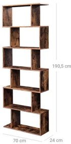 Bibliotecă LIVARO, maro