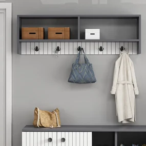 Cuier de perete Sarandon Anthracite White