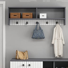 Cuier de perete Sarandon Anthracite White