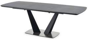 Masa de bucaterie Fangor, gri/negru