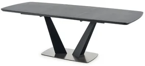 Masa de bucaterie Fangor, gri/negru