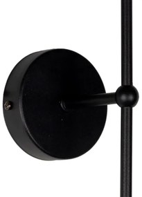 Aplica de perete MADELA 1xE14/40W/230V alb/negru