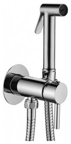 Paffoni - Set pentru bideu cu duș manual, KIT pentru montaj încastrat, crom lucios