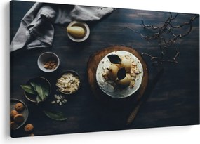 Tablou cu desert pe masă (90x60 cm)
