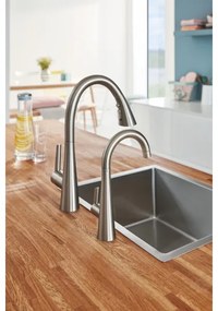 GROHE 32294DC2 - Baterie pentru chiuvetă ZEDRA, inox