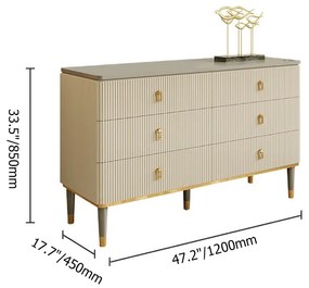 Comodă în dormitor bej în stil art nouveau DEPRIMO 15561 by Deprimo