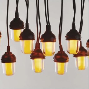 Lanț LED decorativ de exterior 100xLED/9,5m IP44