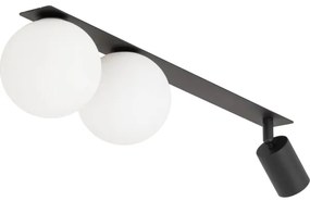 Spot încastrat VOX 2xG9/8W/230V + 1xGU10/10W negru