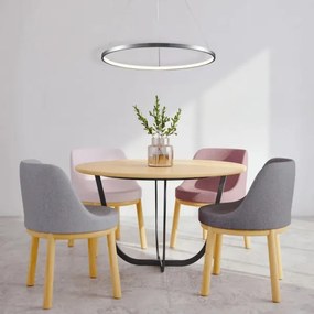 Lustră LED pe cablu LEA LED/20W/230V 4000K d. 50 cm crom mat