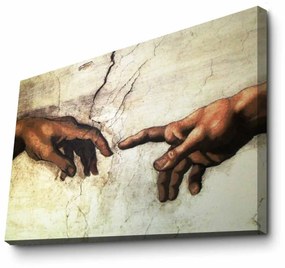 Pictură Decorativă pe Pânză 70100FAMOUSART-038, 70x100 cm, Reproducere Michelangelo Buonarroti