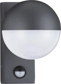 Aplica LED cu senzor, iluminat exterior 3000K IP54 MAKO antracit