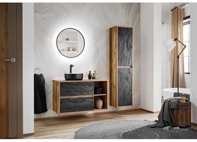 COMAD UM-6259 SIMPLE 8 - Lavoar SIMPLE pr. 36 cm alb/negru pentru blat