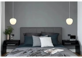 Lustră pe cablu Globo 15548H1W MAXY 1xE27/60W/230V d. 29 cm alb