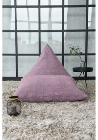 Fotoliu bean bag mov cu tapițerie din catifea reiată Razz – SLOWDOWN