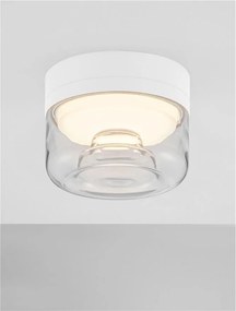 Plafoniera LED stil minimalist Doris alb