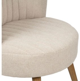 Scaun dining, gri, din lemn de cauciuc si textil, Demeure