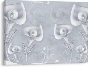Tablou - Flori de perle (70x50 cm)