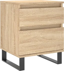 vidaXL Noptieră, stejar sonoma, 40x35x50 cm, lemn compozit