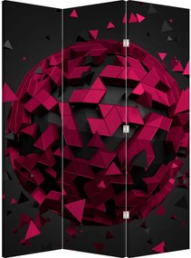 Paravan - Abstracție 3D (126x170 cm)