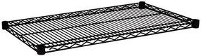 Polita pentru rafturi depozitare modulare negru mat din metal, 90x45 cm, Lux Bizzotto