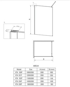 Set paravan dus walk-in 90x200 cm sticla securizata crom Deante cu bara, para dus si furtun, Grohe New Tempesta 110 si baterie dus Cersanit Suaro