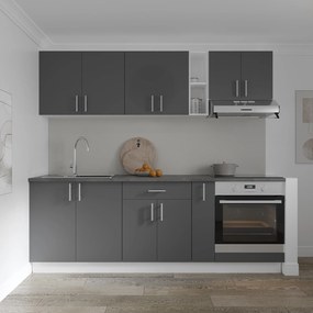 Corp haaus Karo, Antracit/Alb, 20 x 50 x 80 cm
