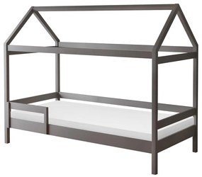 Pat etajat pentru copii 90 cm Nortena (gri) (cu somieră) (cu sp. depozitare). 1116425