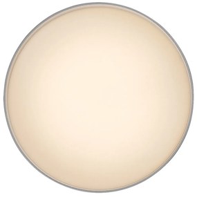 Mini Plafoniera LED cu lumina ambientala in sus Ovidia alb D-11cm