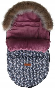 ShopJK SAC DE IARNĂ PENTRU CĂRUCIOR - BURGUNDY