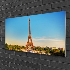 Tablouri acrilice Turnul Eiffel Paris Arhitectura Brown
