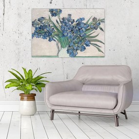 Tablou - Vincent van Gogh, Irises, reproducere (90x60 cm)