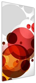 Tablou Printat Pe Sticlă roţi de abstractizare