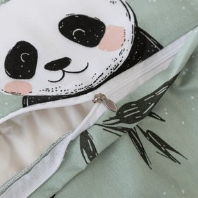 Lenjerie de pat din microfibra PANDA RELAX mentolove Dimensiune lenjerie de pat: 70 x 90 cm | 140 x 200 cm