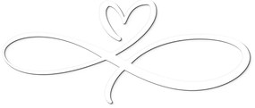 DUBLEZ | Decorațiune din lemn pentru dormitor - Iubire infinită