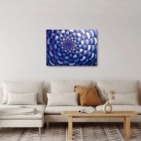 Tablou pe sticlă cu structura balonului zburător (70x50 cm)