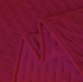 Patura de pat din catifea ASTRALIA, roz inchis Dimensiune: 200 x 220 cm