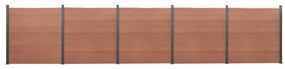 vidaXL Set panouri pentru gard, maro, 872x186 cm, WPC