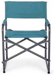 Scaun pentru gradina, Olbia, Bizzotto, 55x47x78 cm, pliabil, otel/poliester, turcoaz