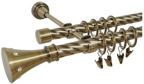 Galerie CARTER dubla twist - 19/19 - aur antic (Alege marime: 140 cm)