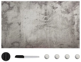 vidaXL Tablă magnetică de perete, 100x60 cm, sticlă